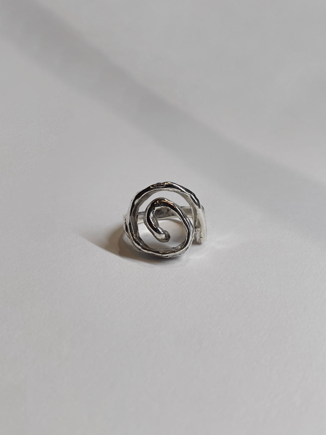 Large Spiral Ring
