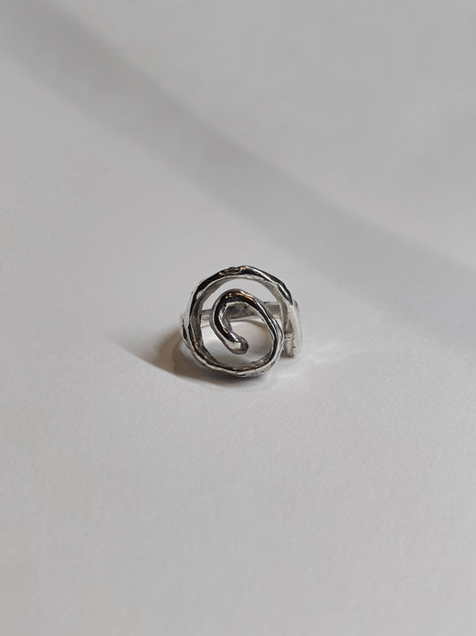 Large Spiral Ring