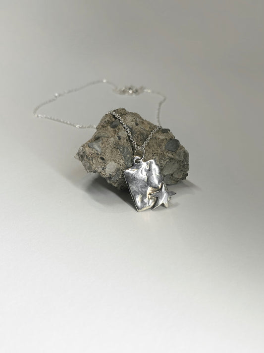 Star in the Night Sky Pendant Necklace