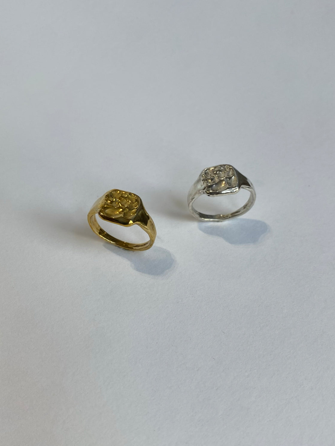 Square Molten Signet Ring