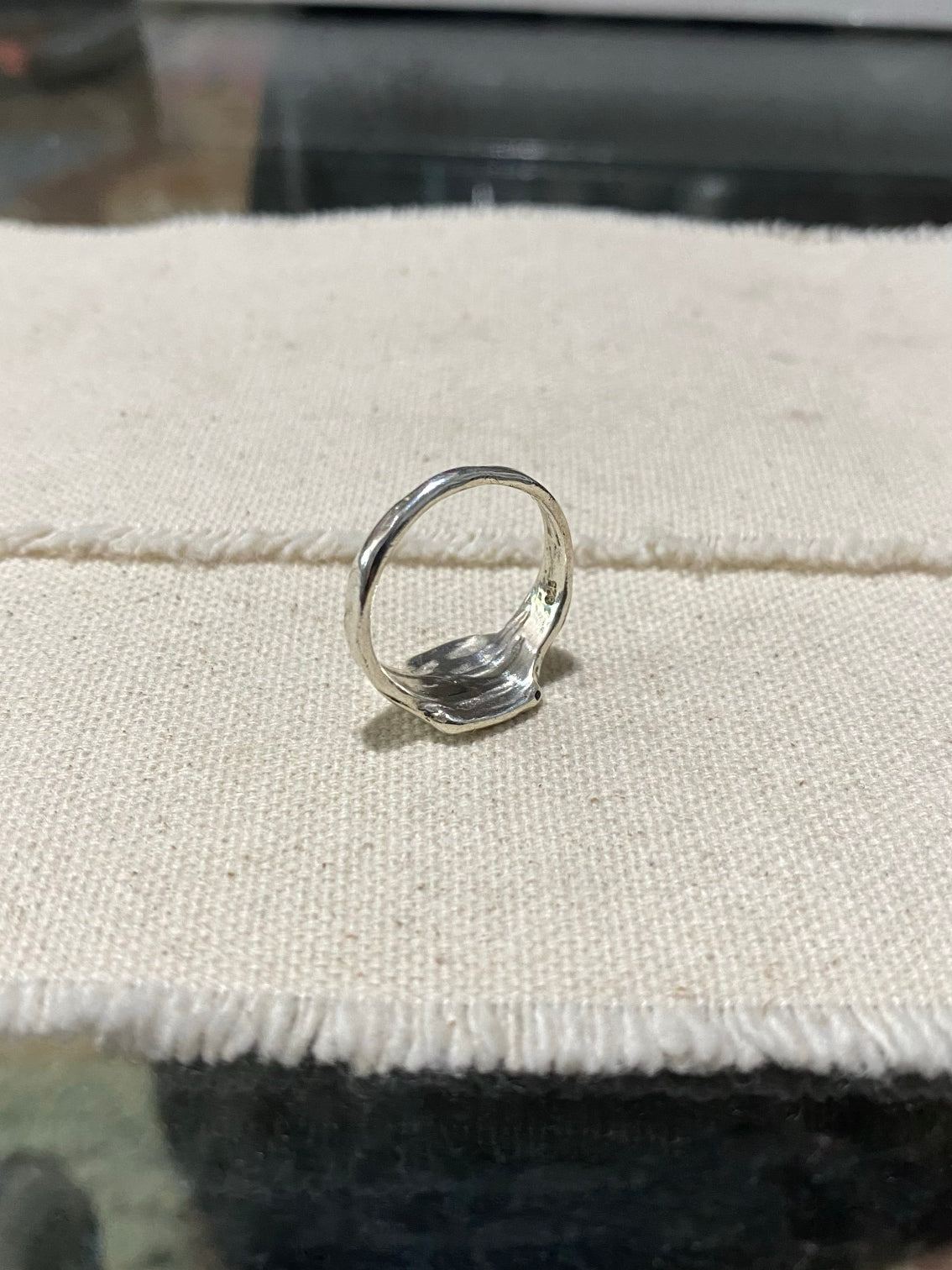 Square Molten Signet Ring