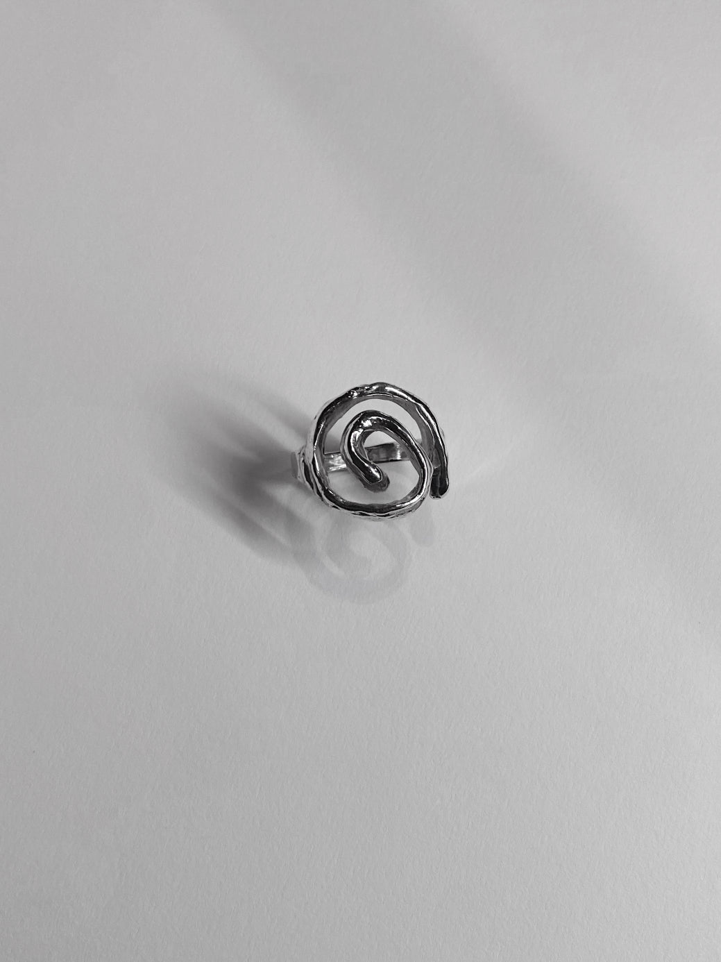 Large Spiral Ring